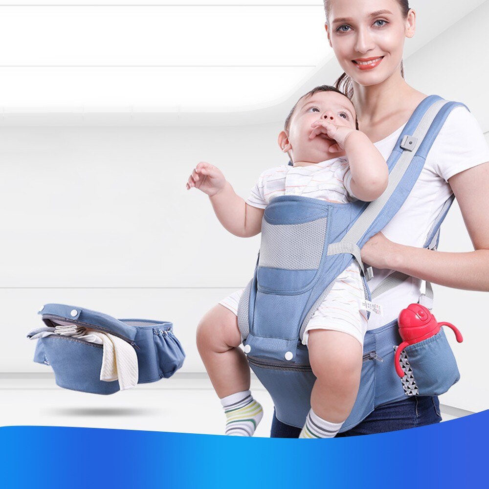 Baby Carrier Waist Stool With Storage Bag